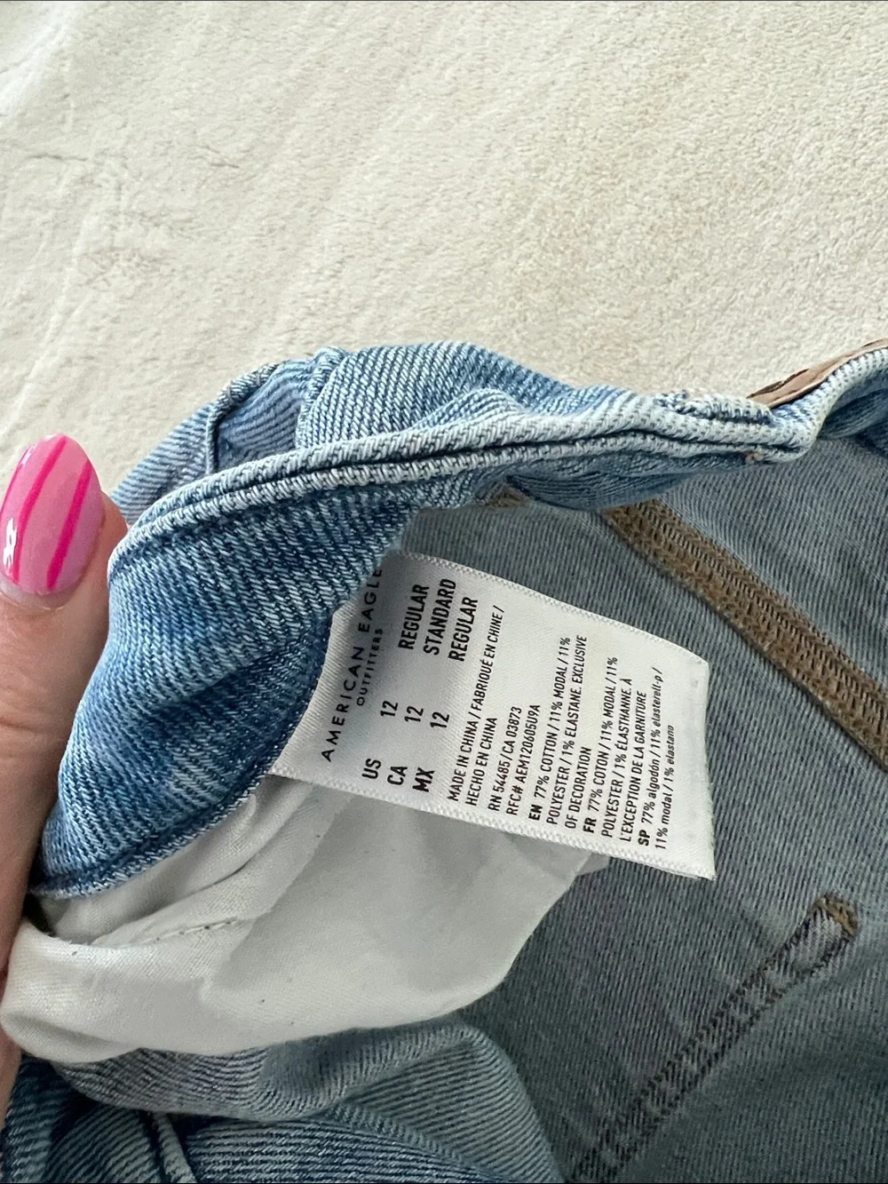 American Eagle curvy mom jean